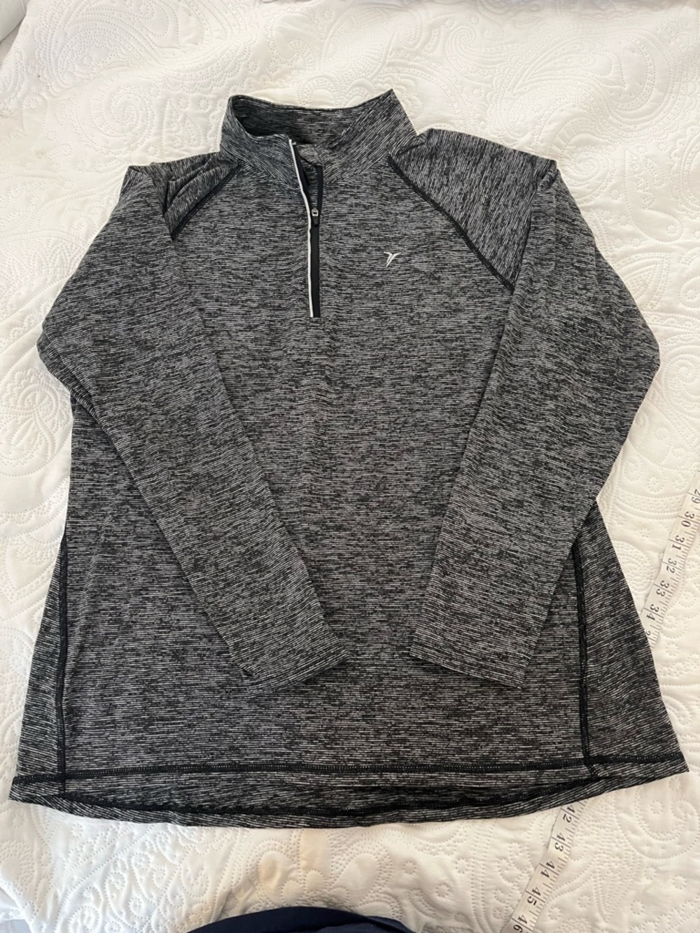 Old Navy Women's Gray Heather Half-Zip Utility Jacket - Picture 1 of 7